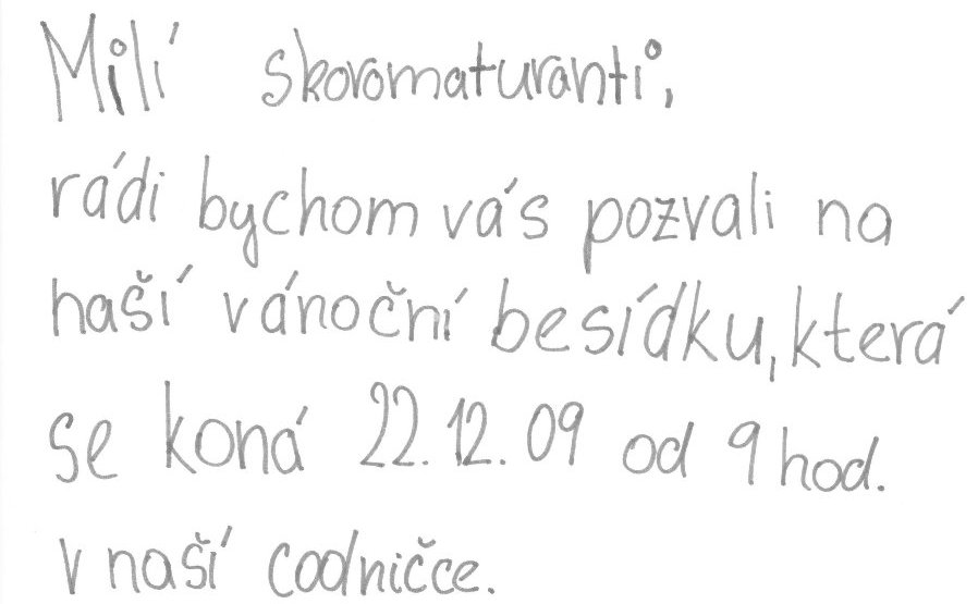 Besídka 1.A